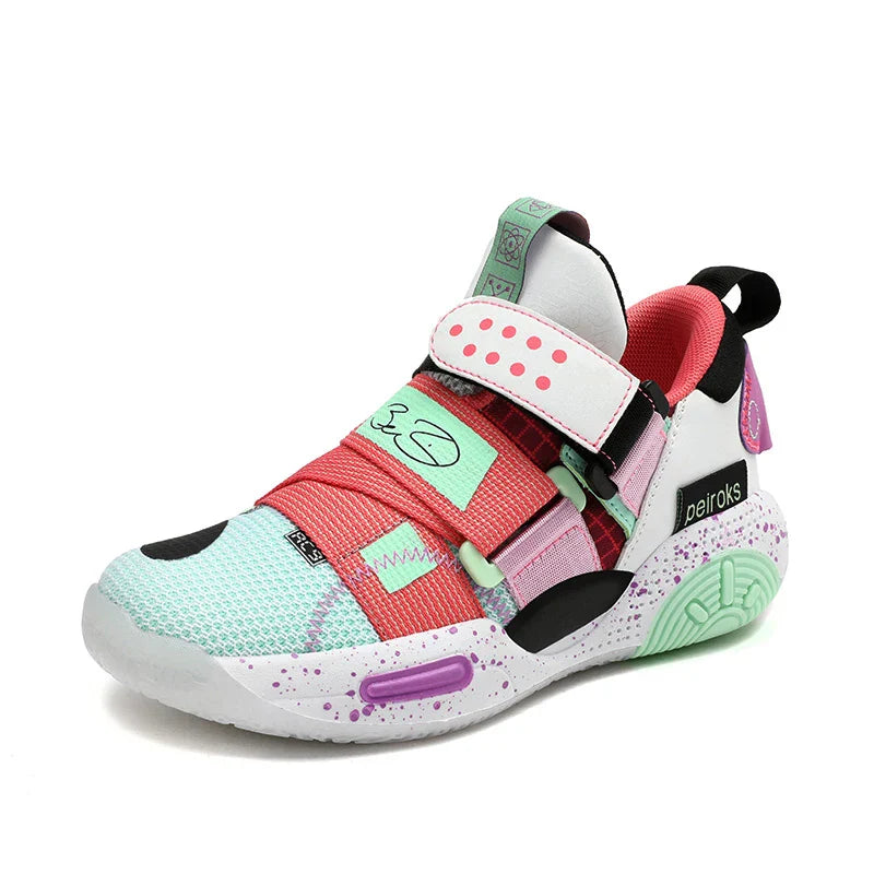 New Brand Children's Basketball Shoes For Boys Girls Non-slip Kids Sport Shoes Lightweight Outdoor Sneakers Trainers Footwear