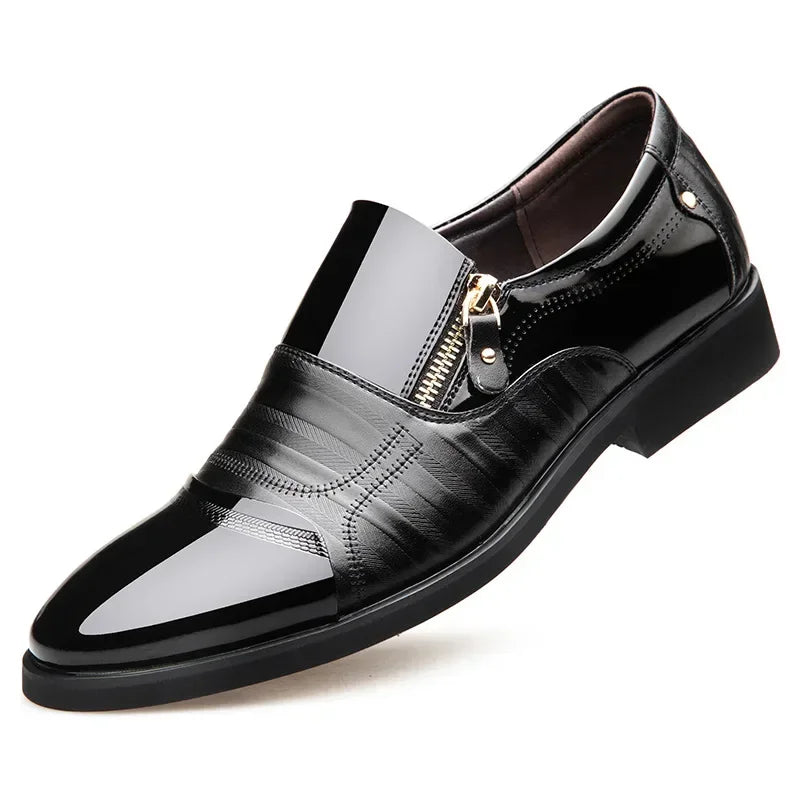 Shoes for Men Shoes Leather Shoes Business Dress Shoes All-Match Casual Shock-Absorbing Wear-Resistant Footwear Chaussure Homme (Available)