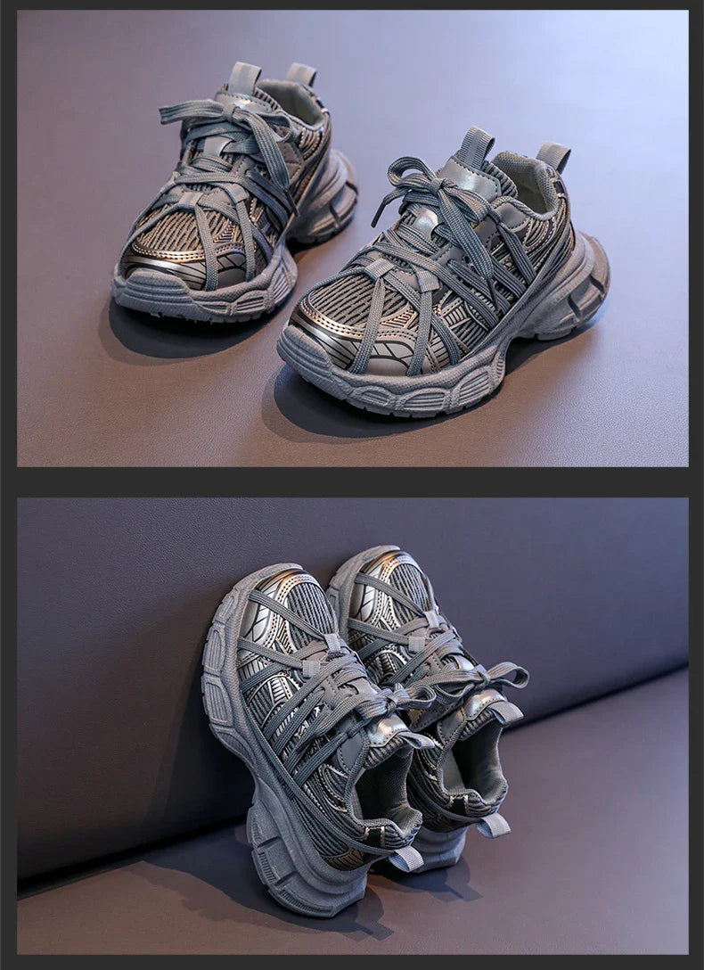 2025 New Winter Kids Shoes Boys Non Slip Sneakers Fashion Outdoor Snow Boots Warm Sports Shoes Child Hot Selling Casual Shoes