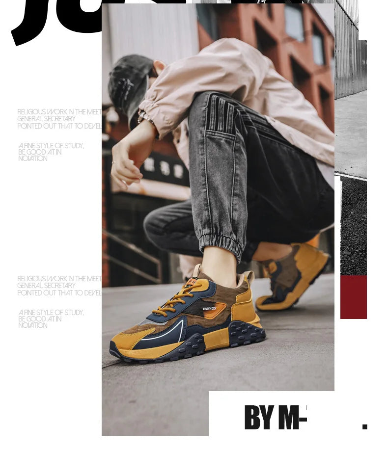 2025 New Sneakers Shoes for Men Luxury Platform Male Sneakers High Quality Casual Running Shoes Winter Plus Size Cotton Shoes