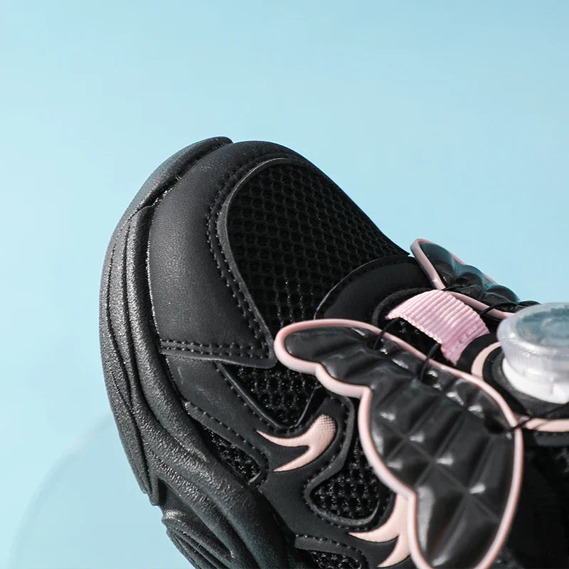 Girl's Sneakers School Running Versatile Kids Basketball Shoes Breathable Children's Sports Shoes Fashion Simple Causal Sneakers