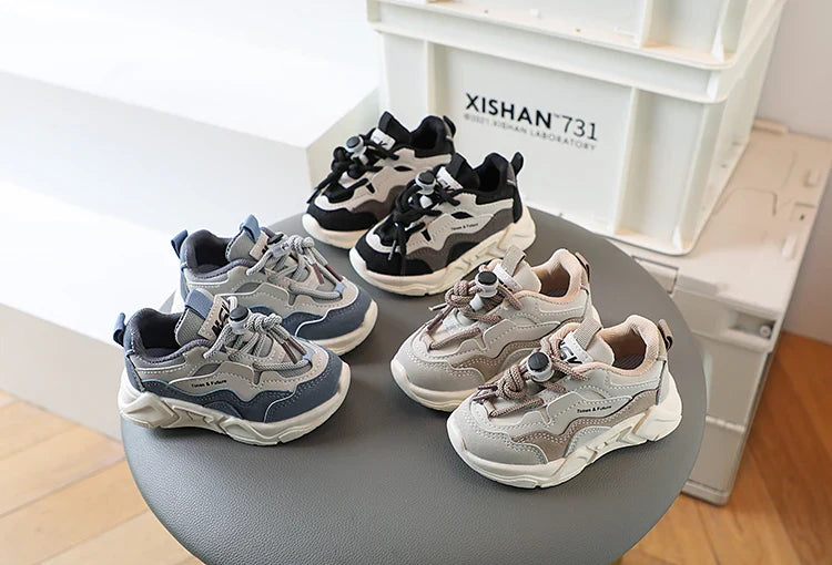 Baby Boys Shoes Kids Casual Sneakers Running Sports Shoes 2023 Spring Autumn Toddlers Boys Girls Shoes Fashion Soft for School