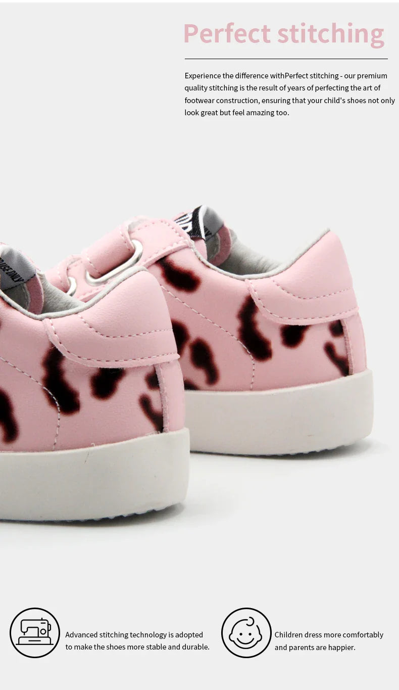 Girls Sneakers Spring Autumn Kids Fashion Brand Sport Running Chunky Trainers Baby Children Casual Glittler Star Shoes Soft Sole