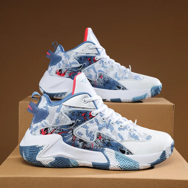 Men Basketball Shoes Unisex Breathable Athletic Light Sports Shoes Trainer Women Outdoor Unisex High Quality Sneakers