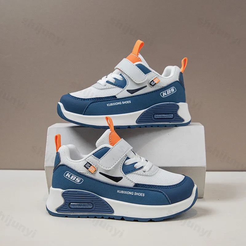 Children's Platform Sneakers Spring Autumn New Girls' Mesh Breathable Flats Lightweight Comfortable Non Slip Boys' Running Shoes