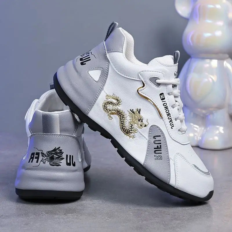 Women Designer Sneakers 2025 Summer Leather Waterproof Casual Sports Shoes Women Lightweight Breathable Non-slip Platform Shoes