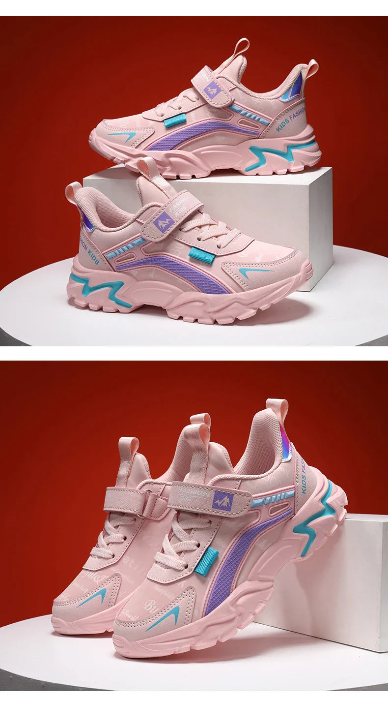 Kids Girls Shoes Running School Casual Sports Breathable Non-slip Sneakers Basketball Children Outdoor Walking Tennis All Season