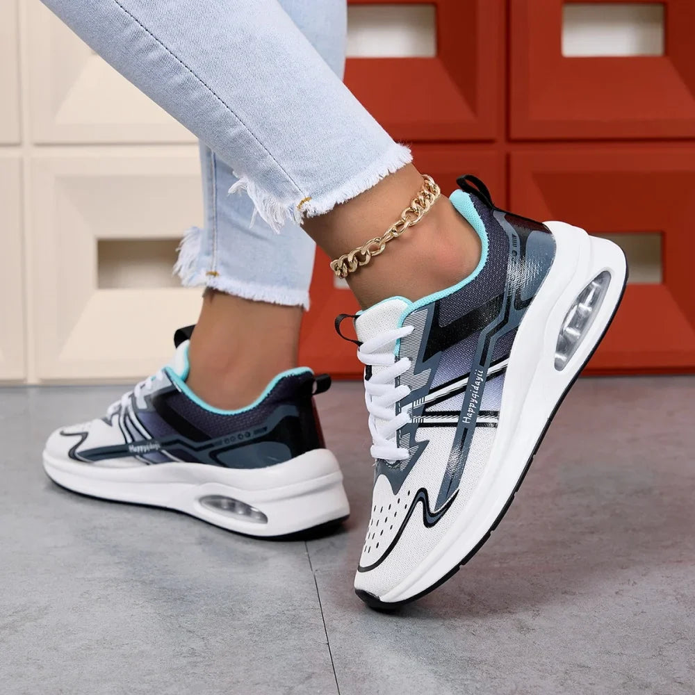 Women's Running Shoes Comfortable Breathable Sports Sneakers Wear-resistant Anti-slip Shoes Shock-absorbing Training Sneakers