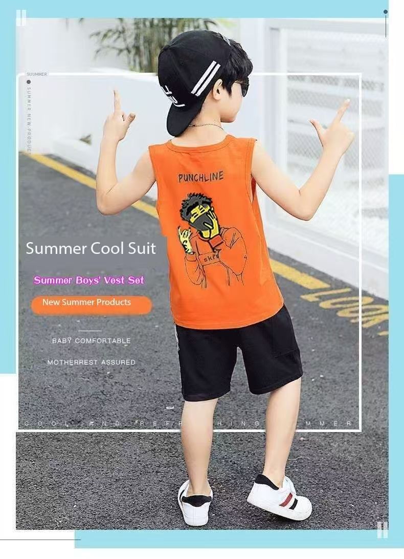 Boy Fashion Summer Dress Set (Available)