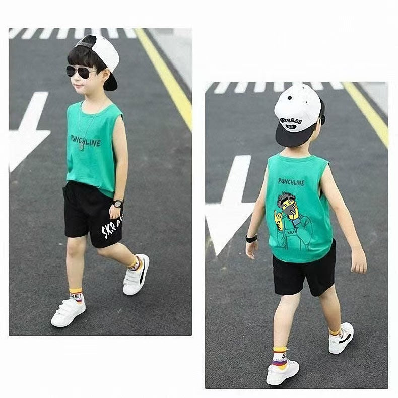 Boy Fashion Summer Dress Set (Available)