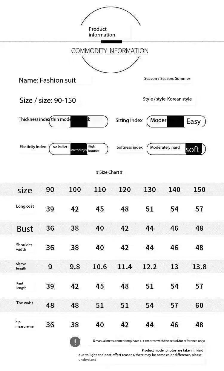 Boys Summer Clothes Handsome Children's Clothing Boys Suits (Available)