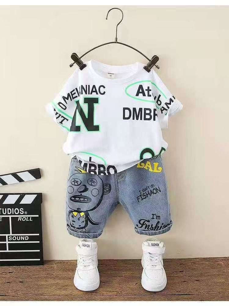Boys Summer Clothes Handsome Children's Clothing Boys Suits (Available)