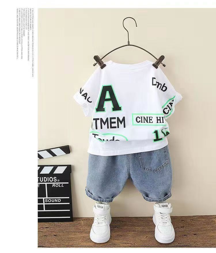 Boys Summer Clothes Handsome Children's Clothing Boys Suits (Available)