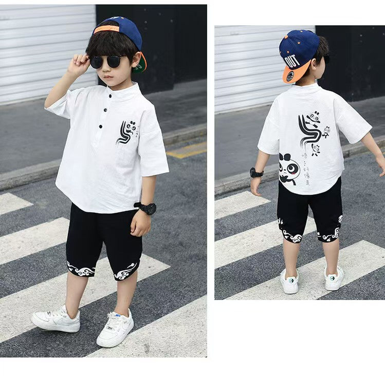 Children's Summer Clothes National Style Tang Suit