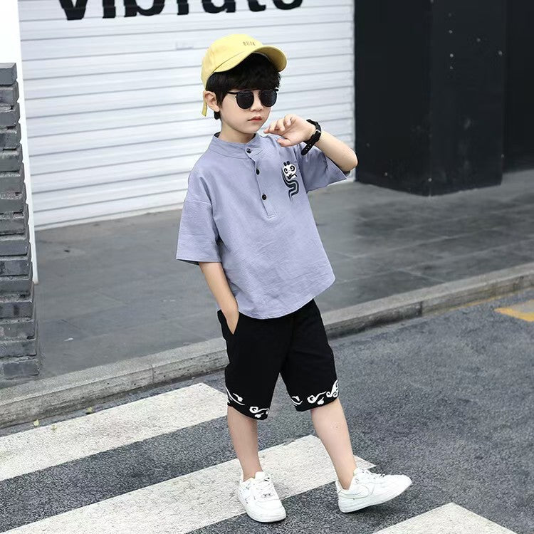 Children's Summer Clothes National Style Tang Suit