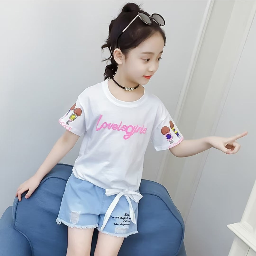 Girl's Western Dress Set