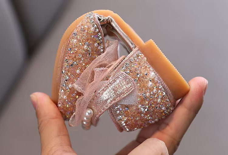 Girls Baby Princess Single Shoes Leather Shoes Dance Performance Shoes