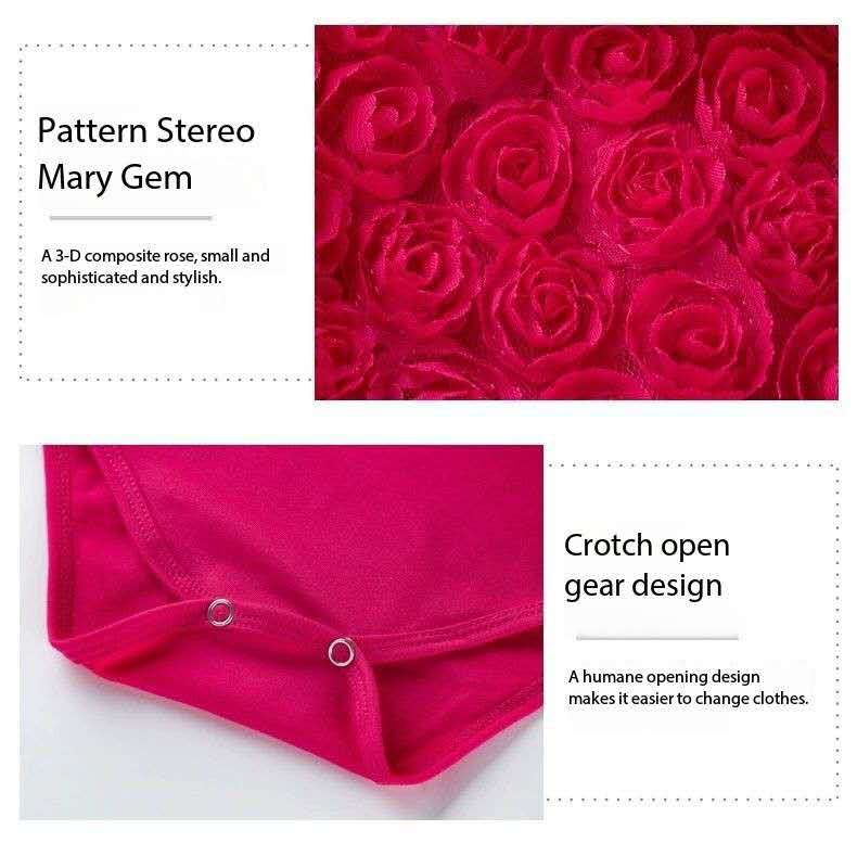 Newborn Spring Clothes Off-shoulder Girls' Dress