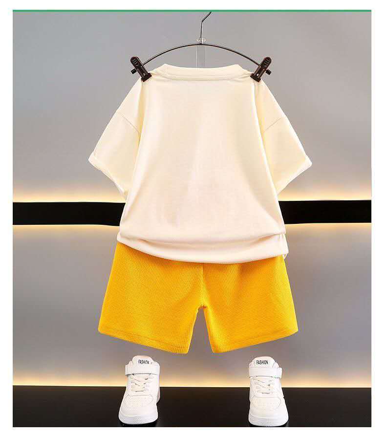 Summer Children's Thin Short-sleeved Casual Set, Cool Summer Clothes (Available)