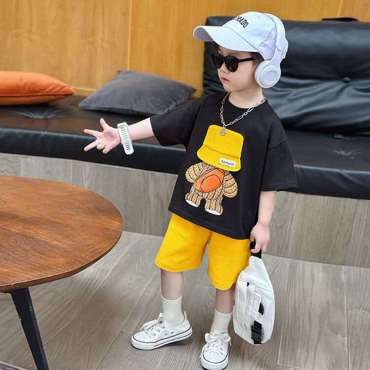 Summer Children's Thin Short-sleeved Casual Set, Cool Summer Clothes (Available)