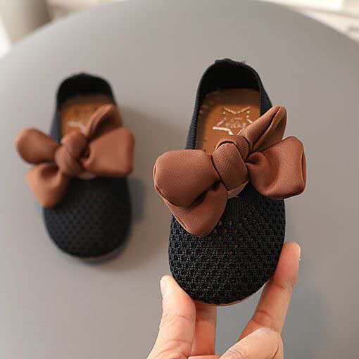 Summer New Children's Shoes Fashion Soft Bottom Baby Breathable Little Princess Hole Mesh Shoes