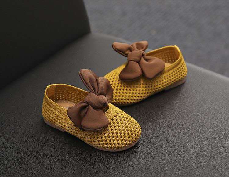 Summer New Children's Shoes Fashion Soft Bottom Baby Breathable Little Princess Hole Mesh Shoes