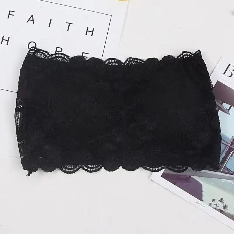 Tube Top Wireless BH Soft Seamless Bandeau Lace Bralette Bra (Available)
