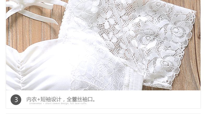 Women Blouse Elegant & Traditional Oktoberfest Half Sleeve Lace and Transparent Bavaria Dirndl Blouse