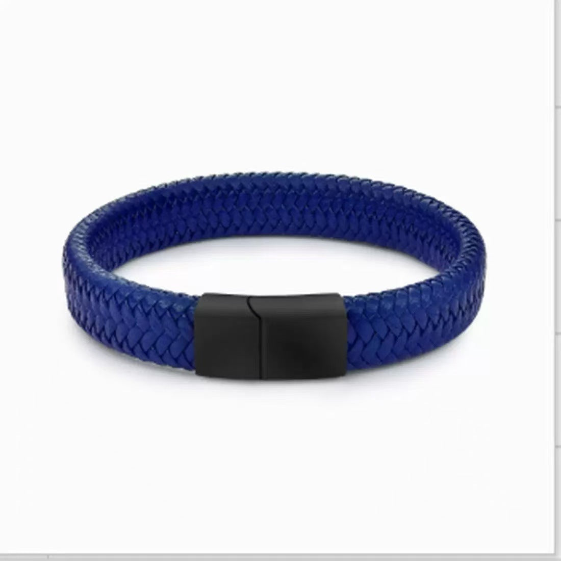 Men's Leather Magnetic Buckle Bracelet