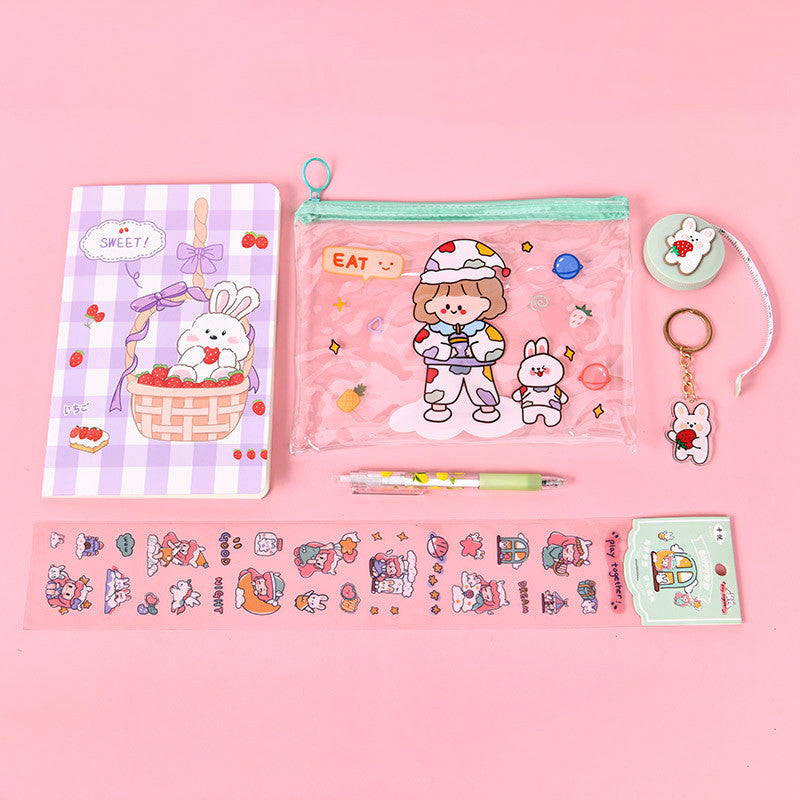 Creative Student School Supplies Stationery Cartoon Set