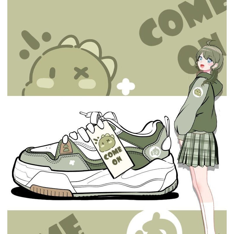 Hong Kong Style Platform Dad Shoes Female Niche Sports Leisure (Available)