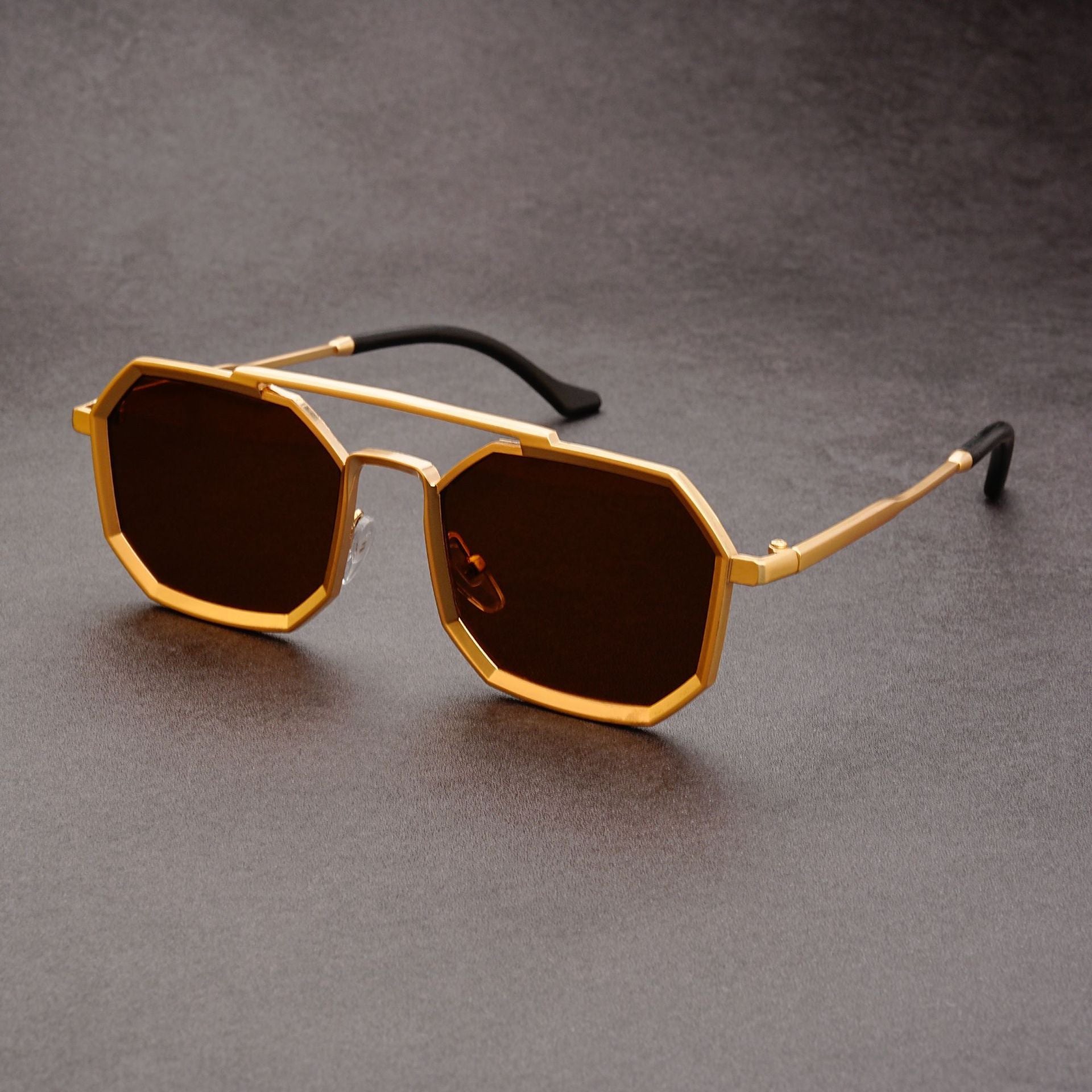 European And American Saibo Future Punk Double Beam Sunglasses