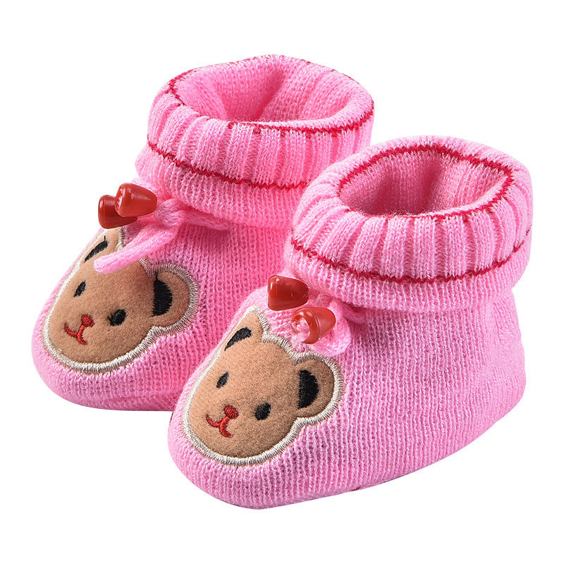 Fashion Newborn Cartoon Warm Baby Shoes