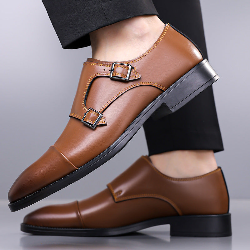 Leather Shoes Men's Business Shoes Oxford