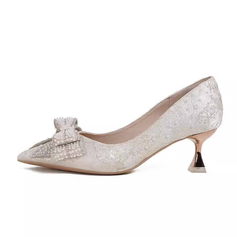 French Style Pumps Soft Bottom Not Tired Feet