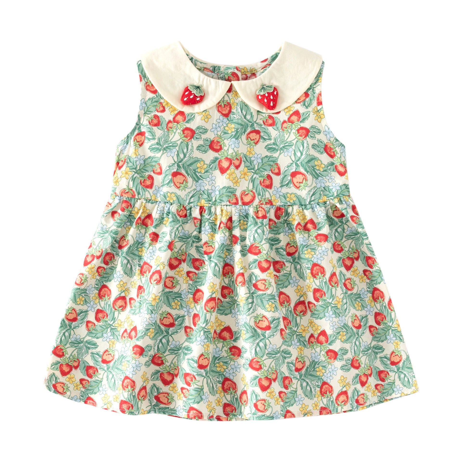 Princess Fashion Summer Baby Girl Doll Collar Dress