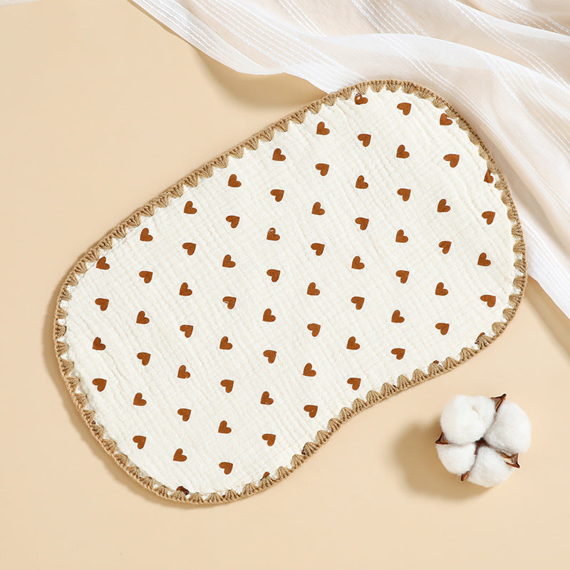 Newborn Baby 10-layer Cotton Cloth Flat Pillow