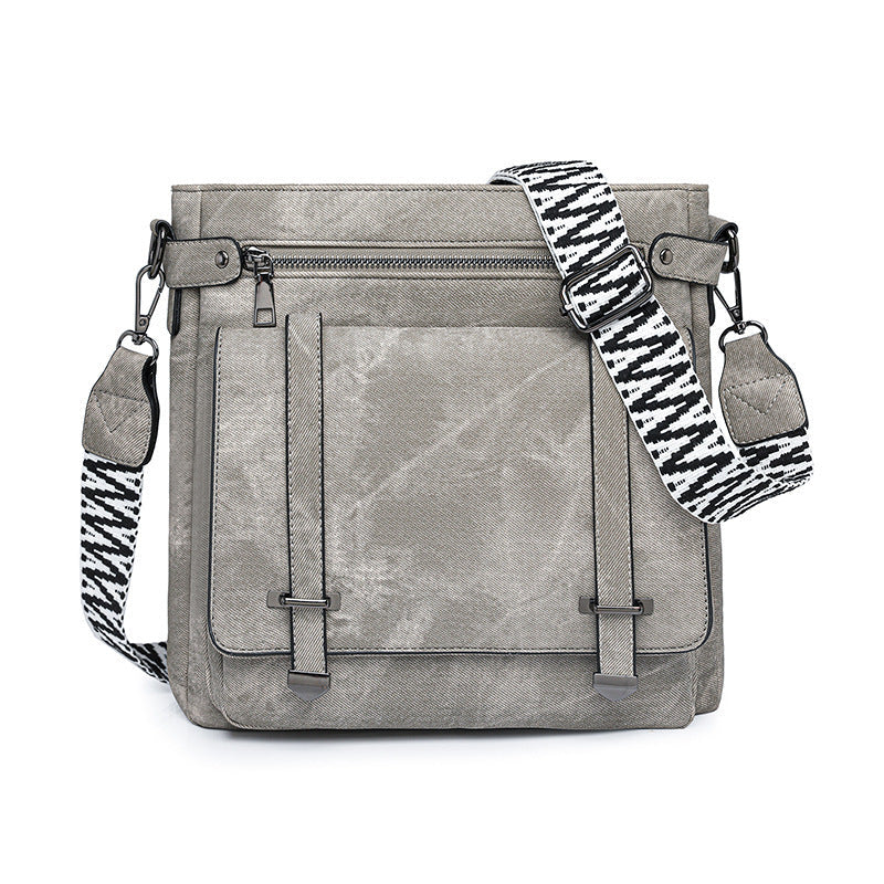 Women's Shoulder Personality Large Capacity Multi-pocket Bucket Bag