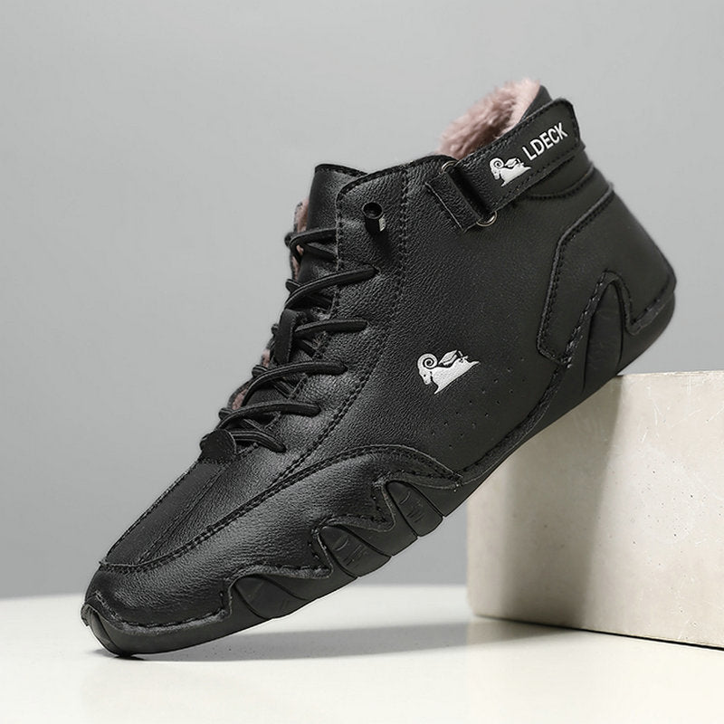 Winter Fleece-lined Large Size Octopus Men's Martin Boots