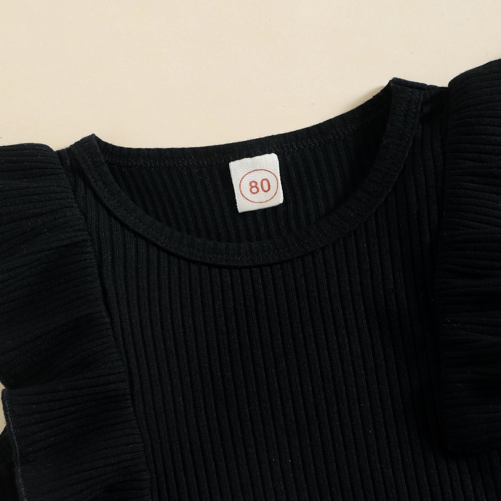 Flying Sleeve Plaid Skirt Two-piece Suit