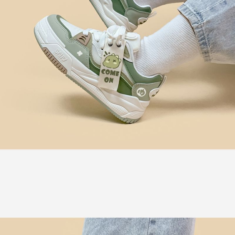Hong Kong Style Platform Dad Shoes Female Niche Sports Leisure (Available)