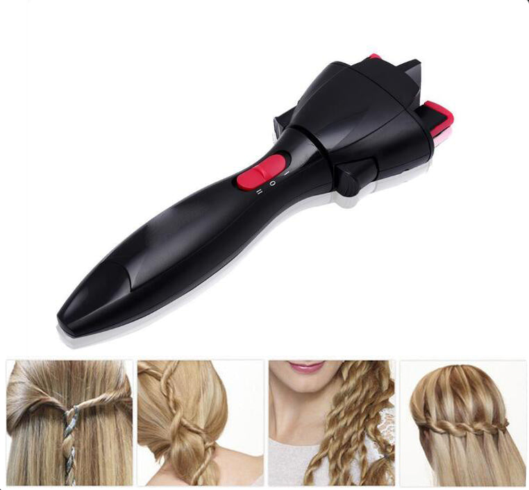 Automatic Hair Braider Hair Twister USB Electric Braiding Machine DIY Magic Roller Styling Tool Styler Bun Maker (Available)