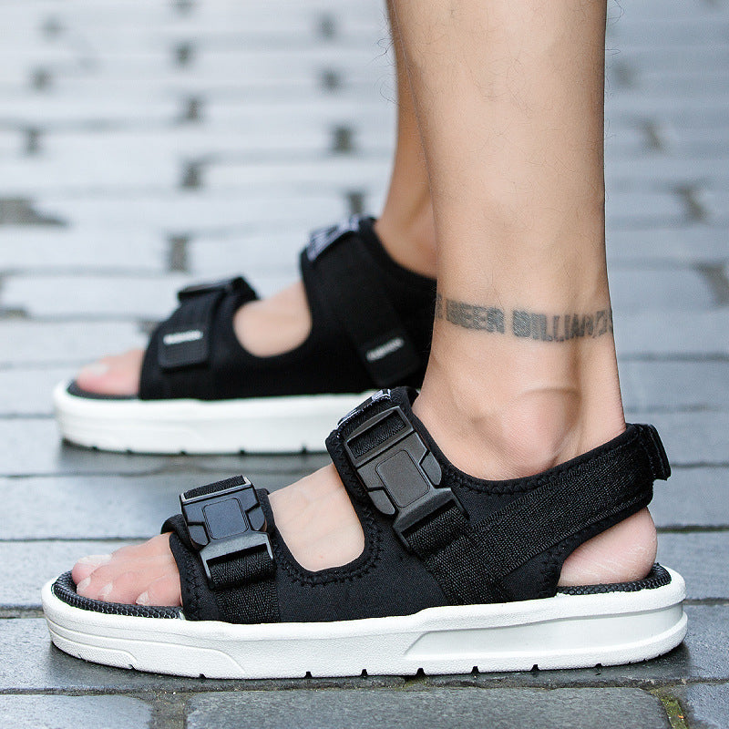 Men's Sandals Men's Casual Fashion Trendy Students Wear Beach Slippers Outside Sports (Available)