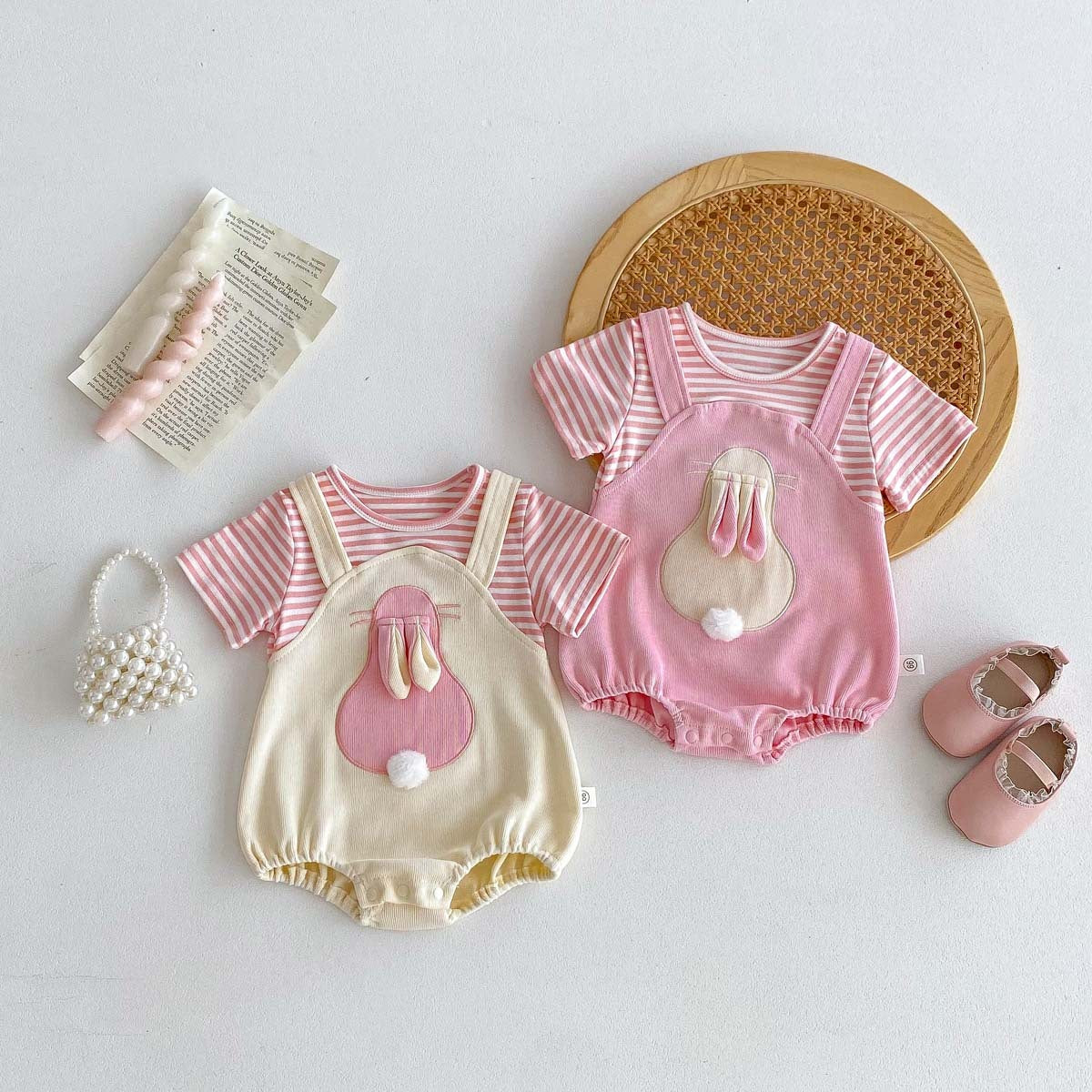 Baby Jumpsuit Fake Two Pieces Onesie
