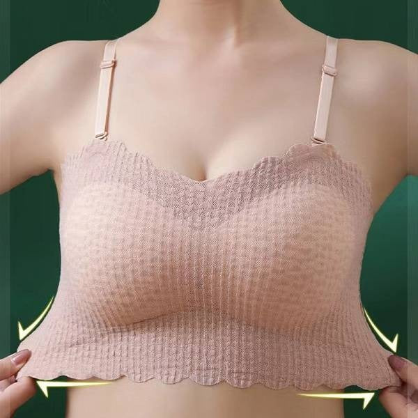 Strapless Lace Traceless Women's Bra Vest – Anti-Slip Beauty Back | White / Black / Beige