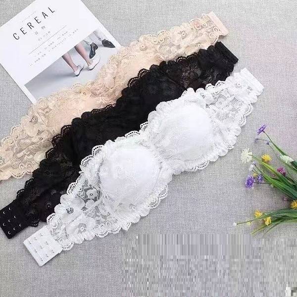 Tube Top Wireless BH Soft Seamless Bandeau Lace Bralette Bra (Available)