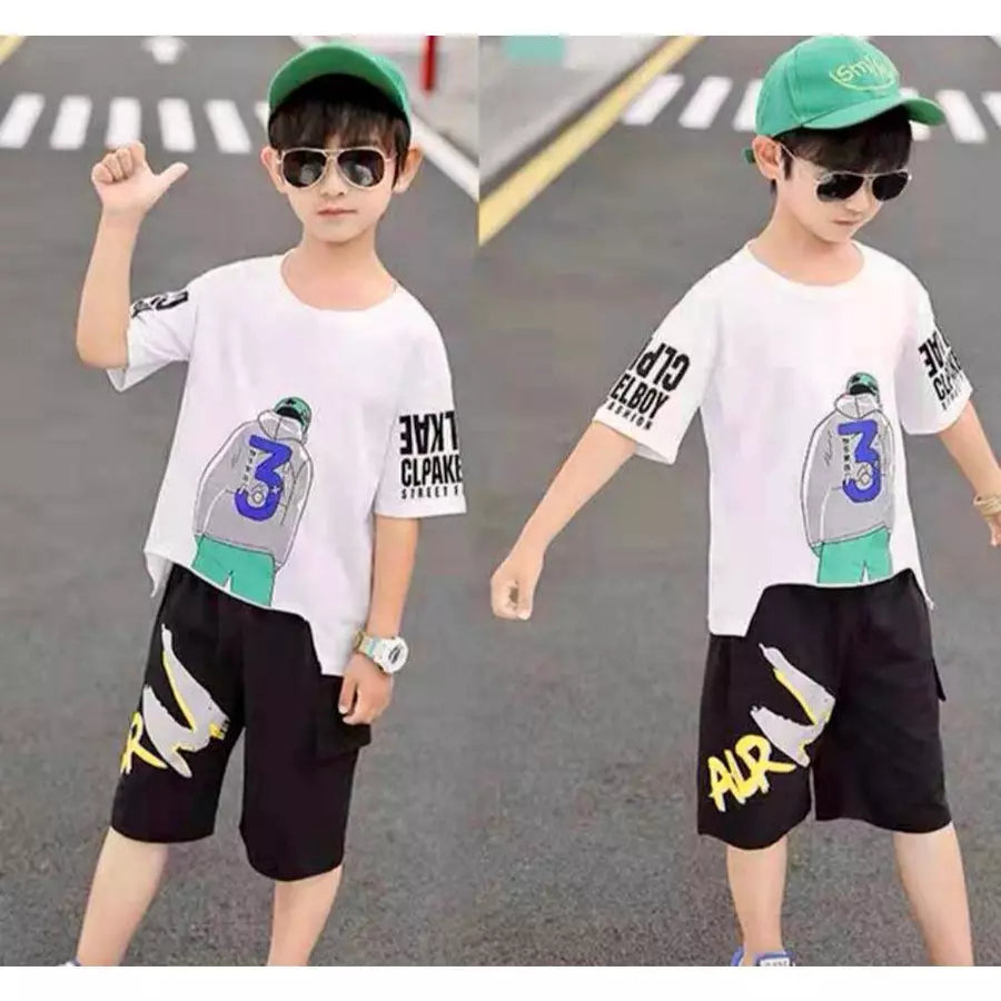 Pakaian Kanak-kanak Lelaki Musim Panas Set Gaya Korea (Available)