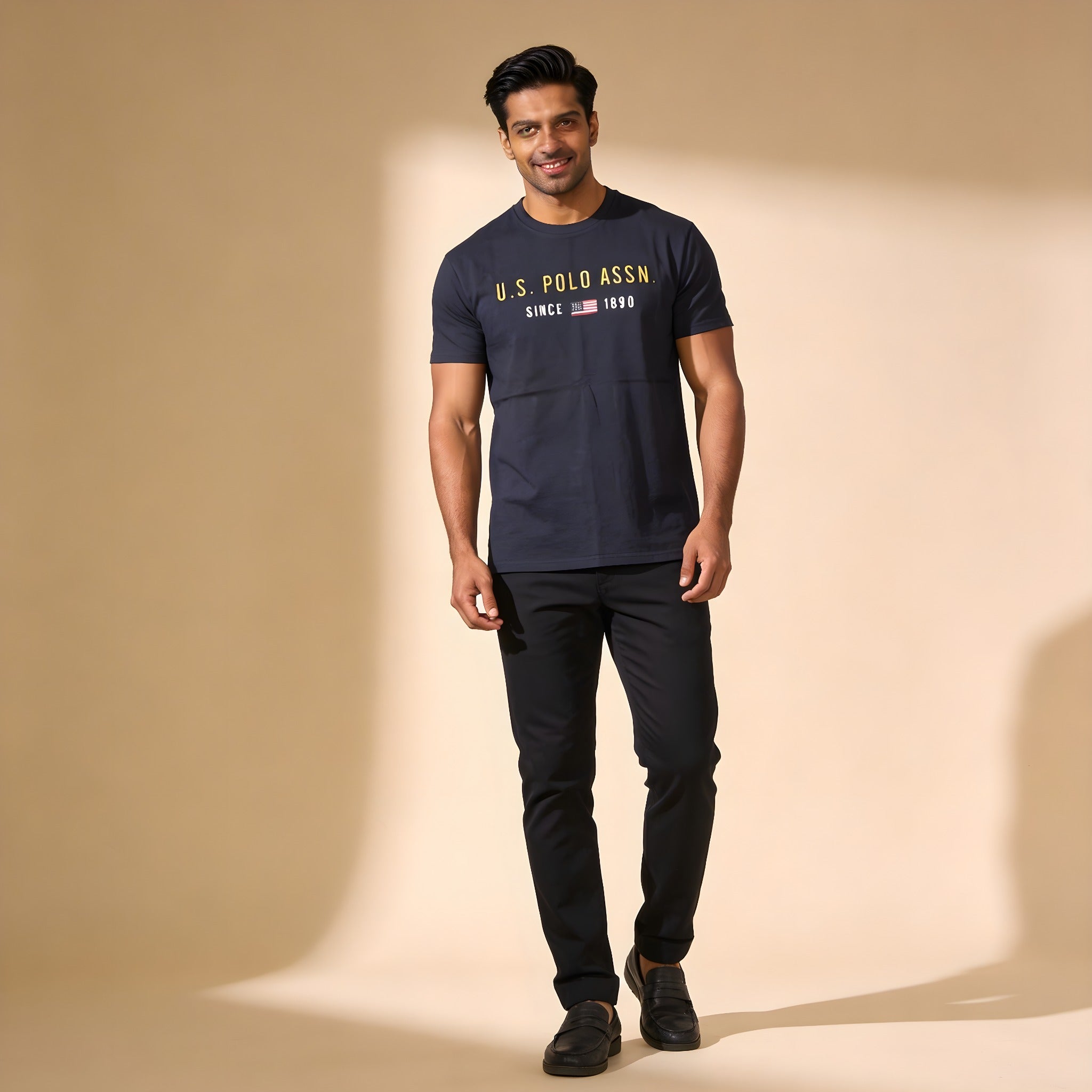 US Polo Round Neck T Shirt