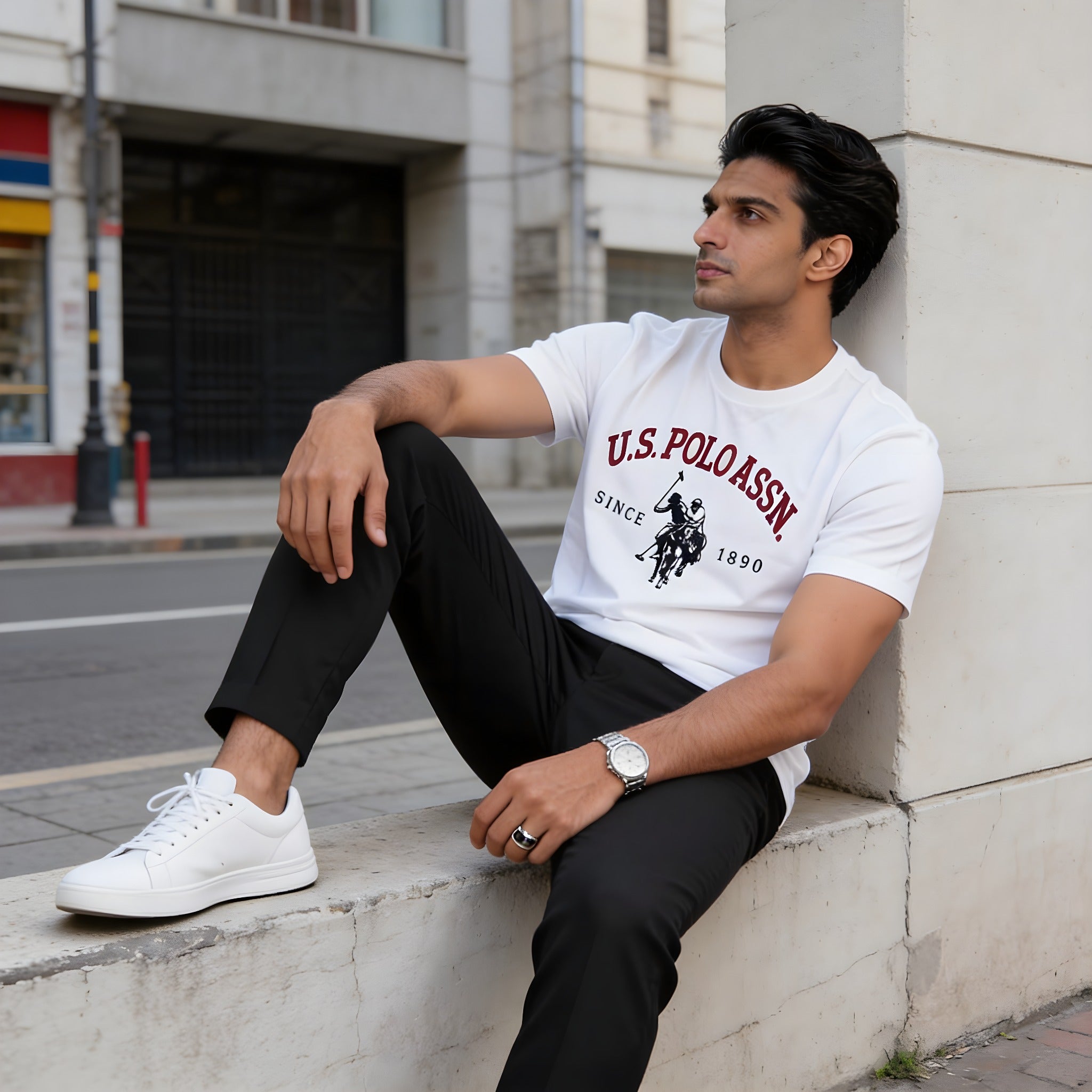 US Polo Round Neck T Shirt