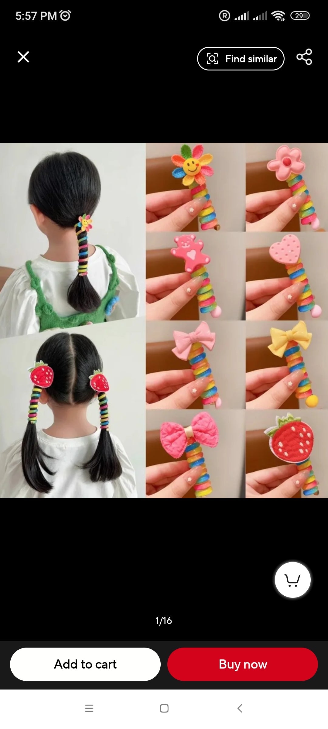 Children's Ponytail Hair Accessories